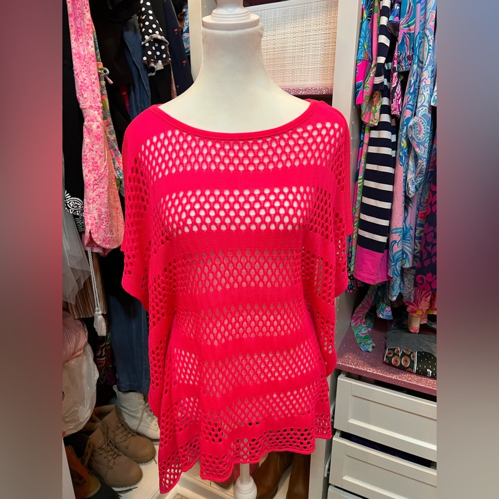 Poncho style shirt or coverup
